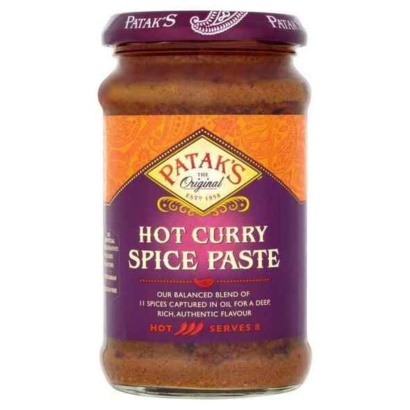 PATAK'S HOT CURRY SPICE PASTE 283G